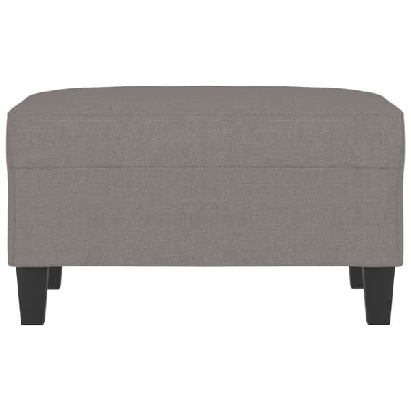 Fotpall Taupe 70x55x41 cm tyg