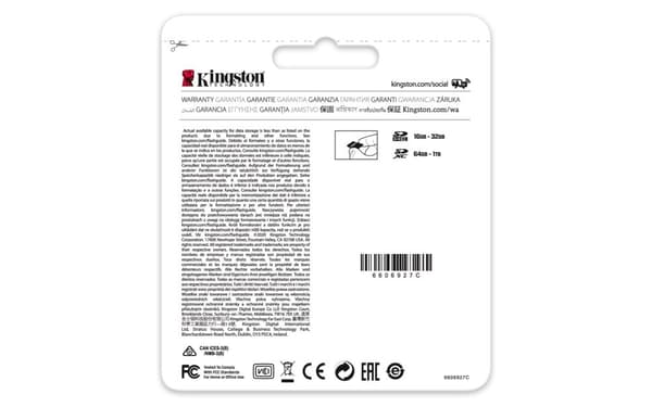 Kingston Canvas Select Plus SDS2/128GB hukommelseskort (128GB; Class U3, V30; Hukommelseskort)
