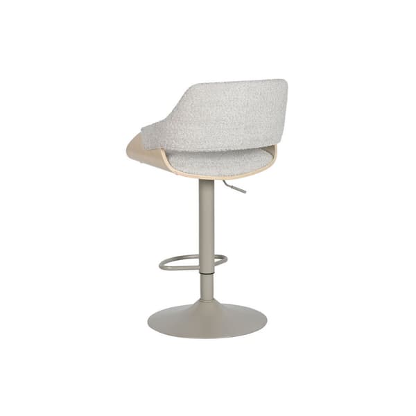 Sittpall Home ESPRIT Beige Grå Naturell 50,5 x 50,5 x 90,5 cm