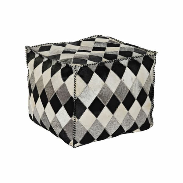 Puff DKD Home Decor Polyester Läder (45 x 45 x 40 cm)