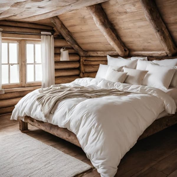 Ten Cate Luxury 4-Season Täcke 200x200 cm med tryckknappar Vit