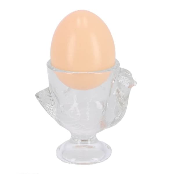 Glas Äggkopp Chick 7 cm Transparent