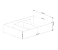 Miniatyrbillede 3 af 8: LIFTED SENG CLP 140x200 OSKRZYNIA + STELLA HVID