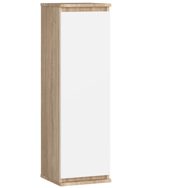 VÄGGSKÅP - VITRIN W30 CLP SONOMA / VIT