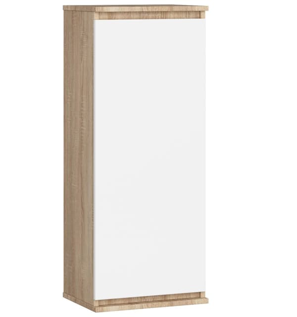 VÆGSKAB - VITRINE W40 CLP SONOMA / HVID
