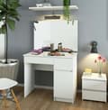 Pikkukuva 6 / 6: Peili- ja meikkipöytä CLP P-2/SL 900x600 OIKEA VALKOINEN