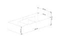 Miniatyrbillede 3 af 8: LIFT SENG CLP 90x200 + HVID RAMME