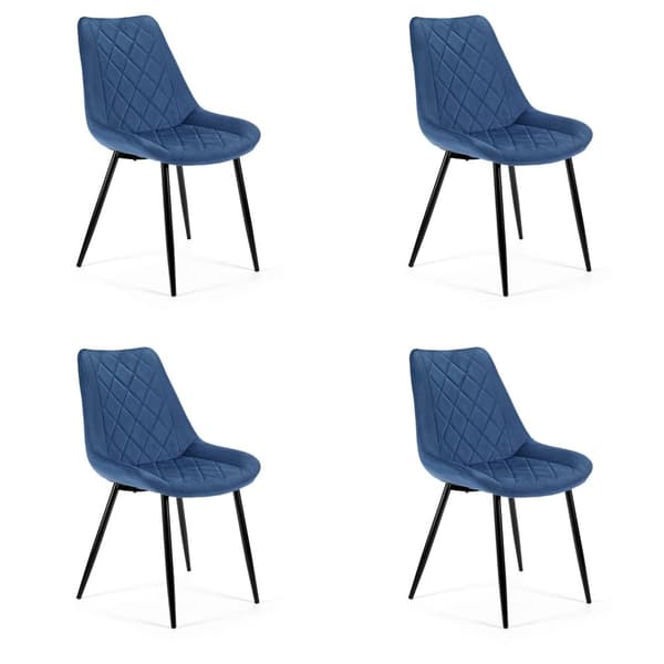 4x STOL SJ.0488 MØRKEBLÅ