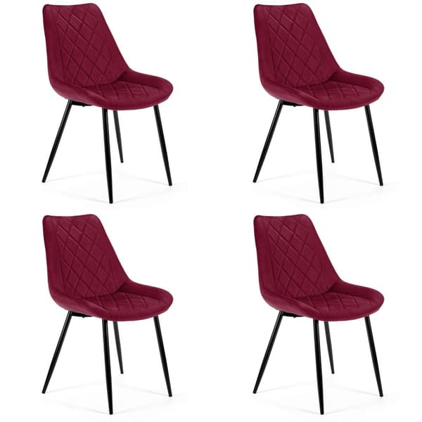 4x TUOLI SJ.0488 BURGUNDI