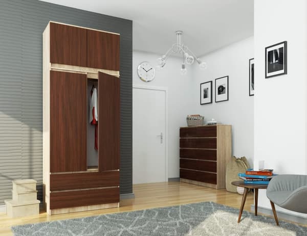 OVERSKAB TIL SKAB S90 2D 2SK CLP SONOMA / VENGE