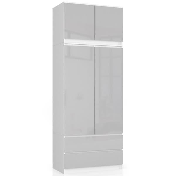 OVERSKAB TIL SKAB S90 2D 2SK CLP METALIK GLANS