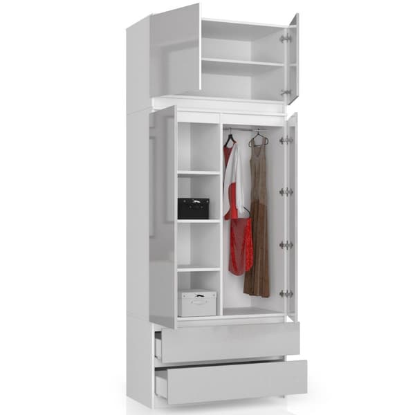 OVERSKAB TIL SKAB S90 2D 2SK CLP METALIK GLANS