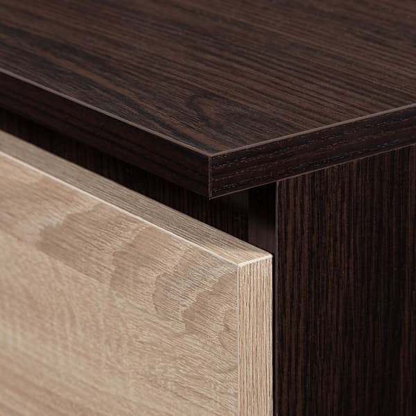 Skuffe til skab S 90 cm - wenge-douglas sonoma - 2 døre