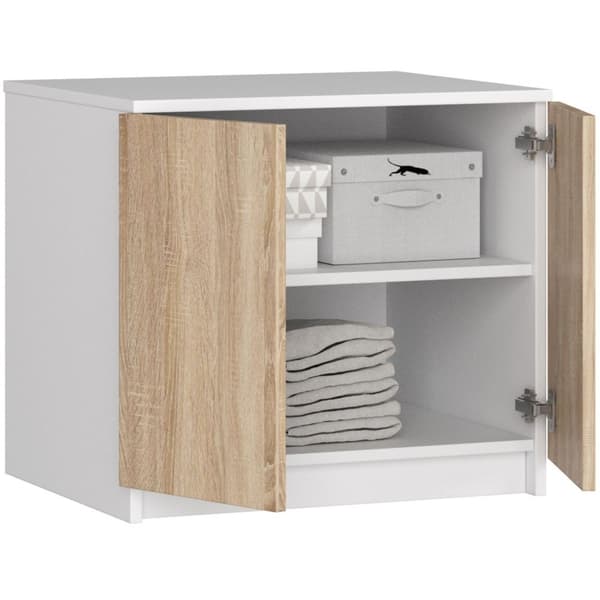 OVERSKAB TIL SKAB S60 STAR HVID/SONOMA