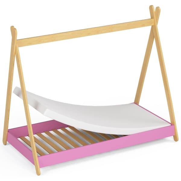 Lasten sänky 160x80 GEM patjalla, vaaleanpunainen