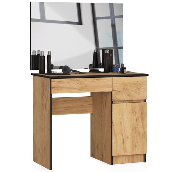 Sminkbord med spegel CLP P-2/SL 900x600 HÖGER DÄRM CRAFT