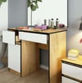 Miniatyrbillede 4 af 5: Toiletbord med spejl CLP P-2/SL 900x600 VENSTRE DĄB CRAFT / HVID