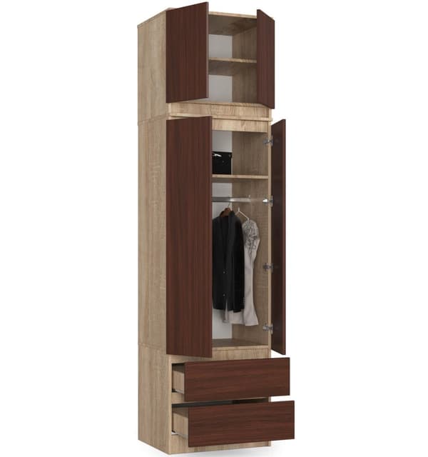 SKABSFORLÆNGELSE S60 STAR DÅB SONOMA/WENGE