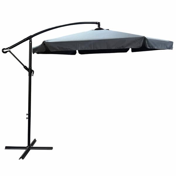 HAVEMØBEL PARASOL CYNIA MØRKEGRÅ