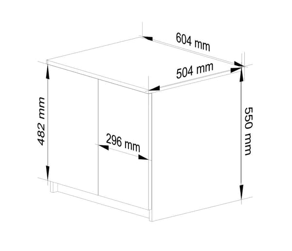 OVERSKAB TIL SKAB S60 STAR DĄB CRAFT