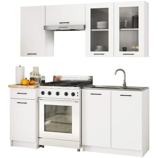 Skab OLIWIA Vitrine W80 H720