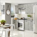 Miniatyrbillede 4 af 6: Skab OLIWIA W80 H720 HVID / BETON