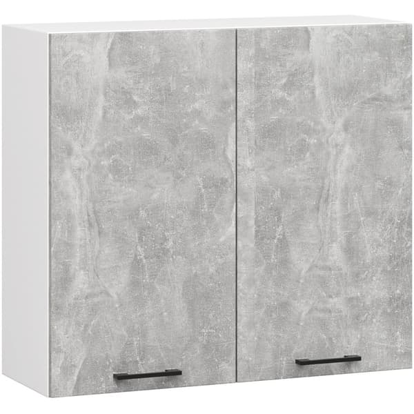 Skab OLIWIA W80 H720 HVID / BETON