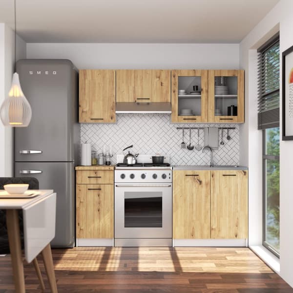 Skåp OLIWIA Vitrin W80 H580 VIT / DÄLJ ARTISAN
