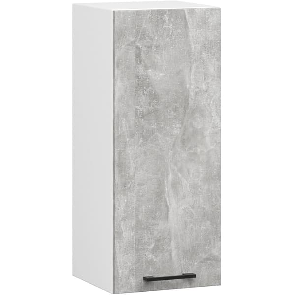 Skab OLIWIA W30 H720 HVID / BETON