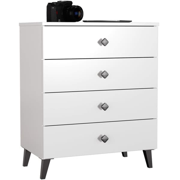 KOMMODE MOBI K-04 HVID SORT