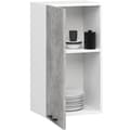 Miniatyrbillede 2 af 6: Skab OLIWIA W40 H720 HVID / BETON