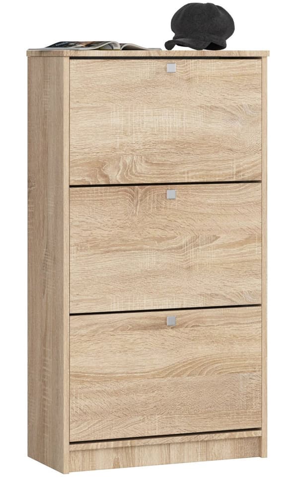 KENGÄLLE TARKOITETTU KAAPPI 3 KALTEVA OVET 60 cm SONOMA TAIKA