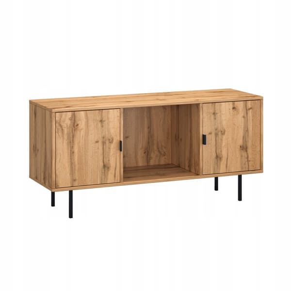 Szafka RTV 2 drzwi regał 125cm wotan metal nogi