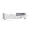 Pikkukuva 2 / 2: Szafka RTV biały połysk MDF 1 drzwi 1 szuflada 130 cm prawy