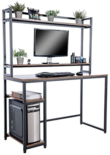 Kirjoituspöytä Hyllyllä 120 cm MU/RU