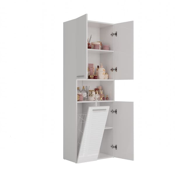 Kylpyhuonepylväs Nel 1K/DK WHITE GLOSS