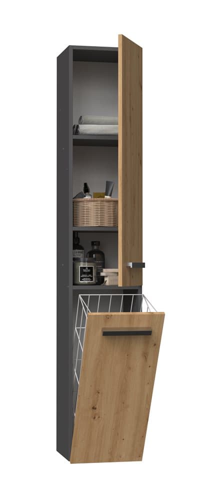 Kylpyhuoneen pylväs Nel IV ANTHRACITE ARTISAN
