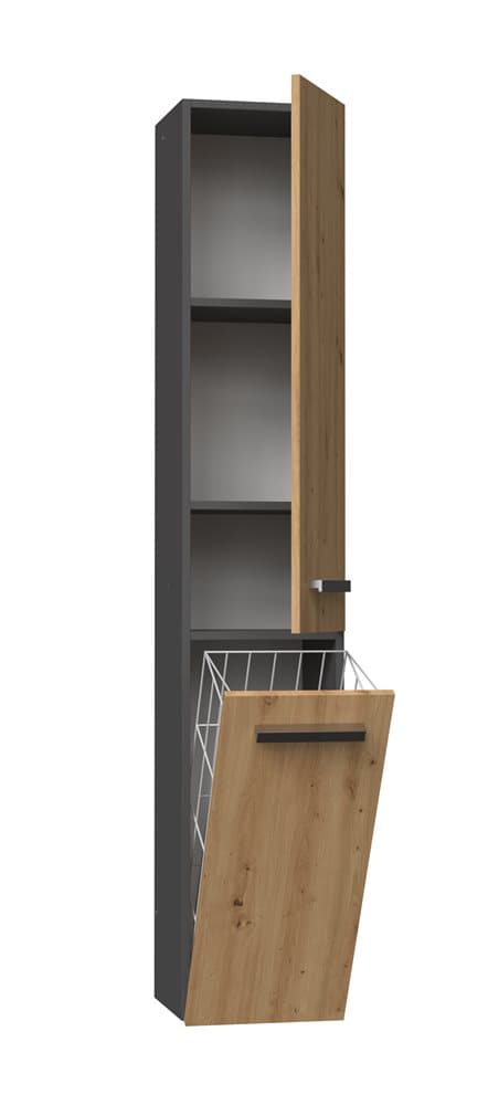 Kylpyhuoneen pylväs Nel IV ANTHRACITE ARTISAN