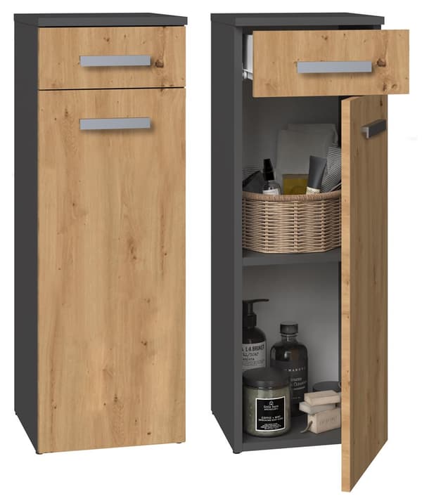 Kylpyhuonepylväs Nel V DS ANTHRACITE ARTISAN