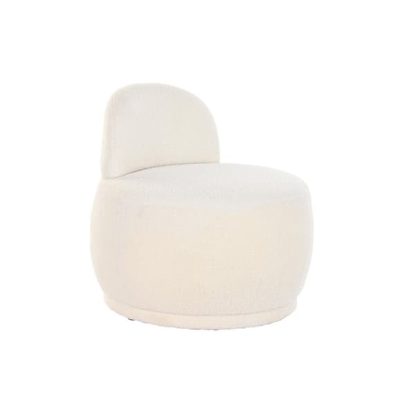 Fåtölj DKD Home Decor Vit 66 x 66 x 66 cm