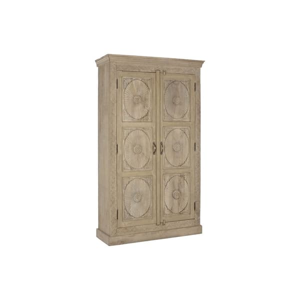 Skab Home ESPRIT Natur Mangotræ 125 x 43 x 214 cm