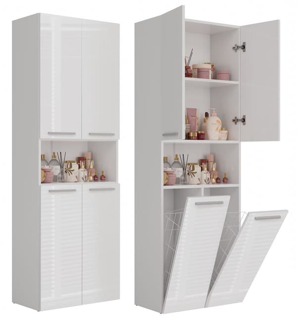 Kylpyhuonepylväs Nel 2K/DK WHITE GLOSS