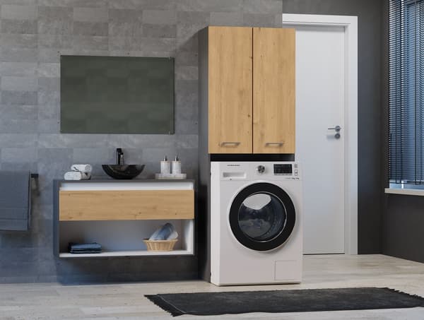 Pola DD ANTHRACITE ARTISAN vaskemaskineskab