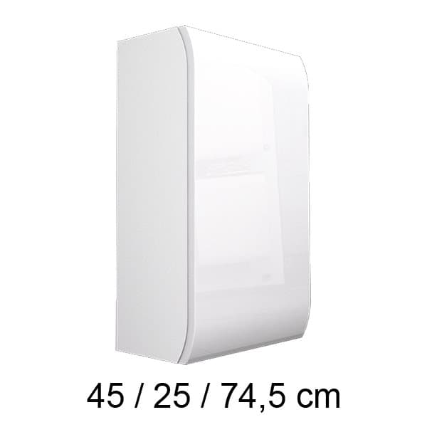 kylpyhuone-kaappi-riippuva-hyllyillä-45-25-74,5-cm