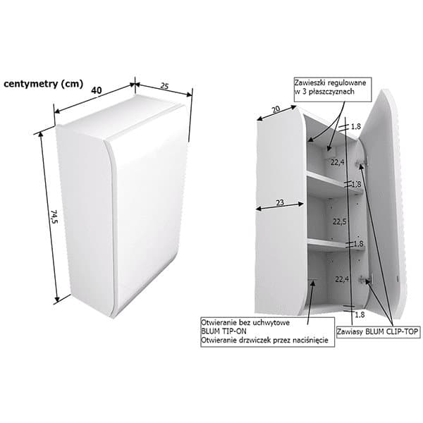 badeværelse-skab-hængende-med-hylder-40-25-74,5-cm