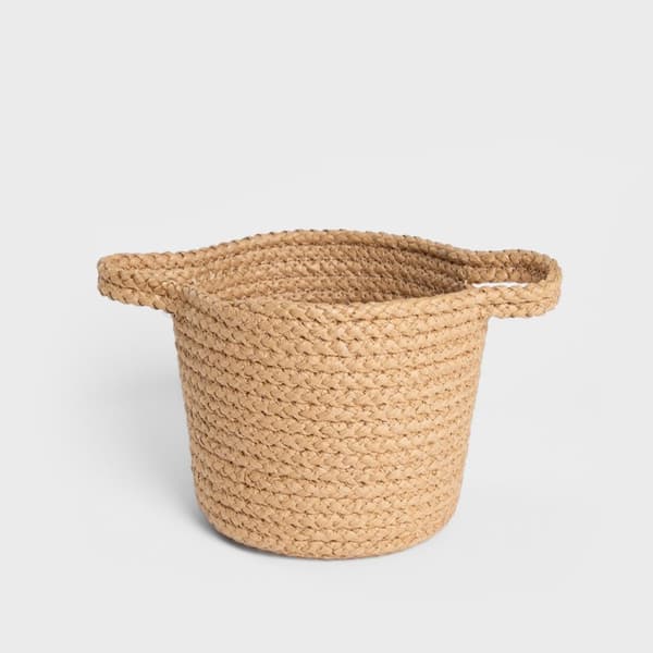 Vävd korg | PONTIS | för förvaring | 22x22x19cm | 739125