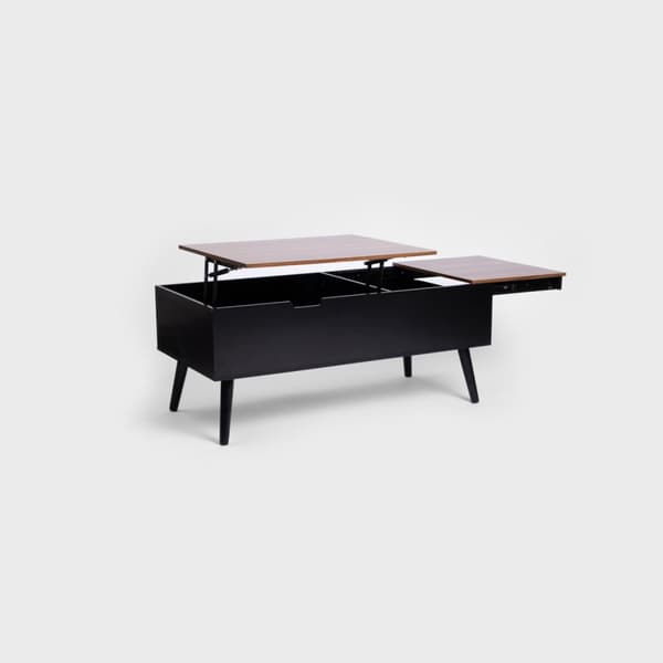 Soffbord | ANZABI | med lyfttopp brun | 105x50,5x43,5cm | 712067