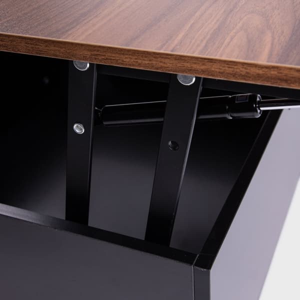 Soffbord | ANZABI | med lyfttopp brun | 105x50,5x43,5cm | 712067