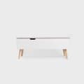 Miniatyrbillede 2 af 11: Sofabord | ANZABI | med løfteplade hvid | 105x50,5x43,5cm | 712050
