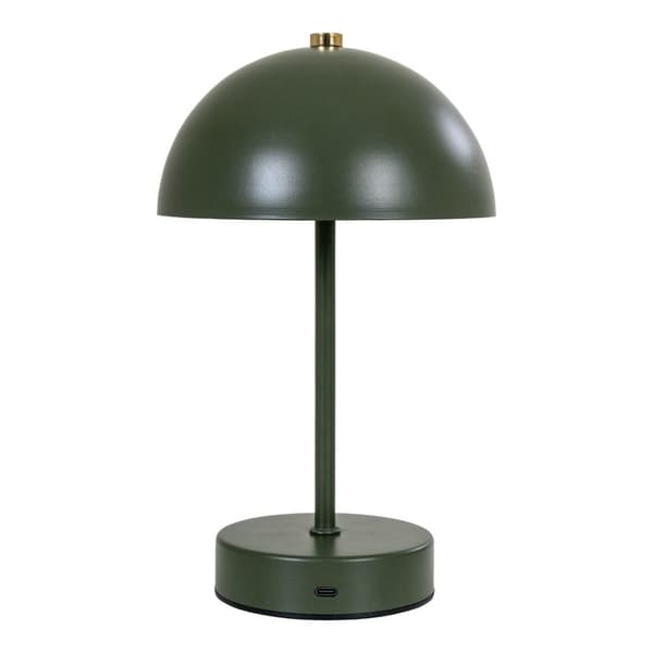 Lampe, Holt LED Bordlampe, 16,5x25 cm, Grøn